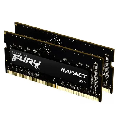 32GB DDR4 notebook memória 2666MHz 2x16GB Kingston FURY Impact : KF426S16IBK2_32 fotó