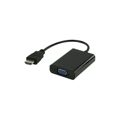 HDMI to VGA converter 20cm Fekete +3,5mm : KKTMHMM00 fotó