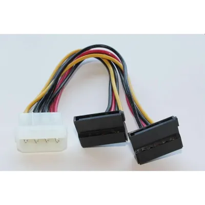 Kábel Táp átalakító 5,25" molex => 2xSATA : KKTSATAL2P fotó