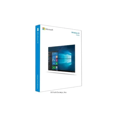 Microsoft Windows 10 Home 32/64-bit HUN 1 Felhasználó Dobozos operációs rendszer szoftver : KW9-00243 fotó