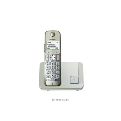 Panasonic DECT fehér vezetéknélküli telefon : KX-TGE210PDN fotó