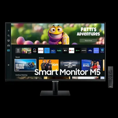 Monitor 27" 1920x1080 VA HDMI USB Samsung Smart M5 : LS27CM500EUXDU fotó