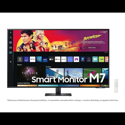 Monitor 32" 3840x2160 VA HDMI USB USB-C Samsung Smart M7 : LS32BM700UPXEN fotó
