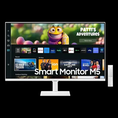 Monitor 32" 1920x1080 VA HDMI USB Samsung Smart M5 : LS32CM501EUXDU fotó