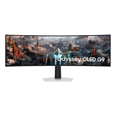 Monitor 49" 5120x1440 OLED HDMI mHDMI DP USB Samsung Odyssey G9 G93SC : LS49CG934SUXEN fotó