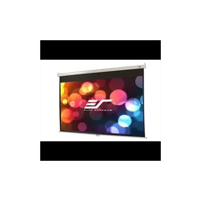 Vászon 84" manuális fali 104,1 x 185,4 cm, Fehér váz EliteScreens M84NWH : M84NWH fotó