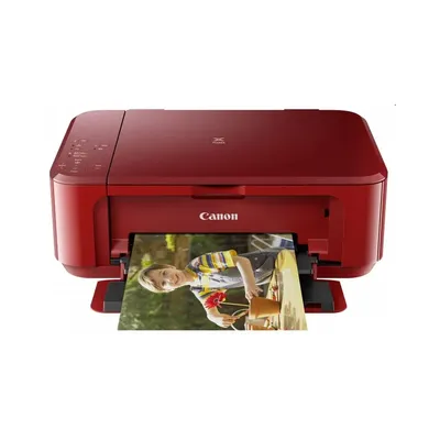 Multifunkciós nyomtató színes A4 otthoni duplex WIFI borvörös Canon PIXMA MG3650 : MG3650R fotó