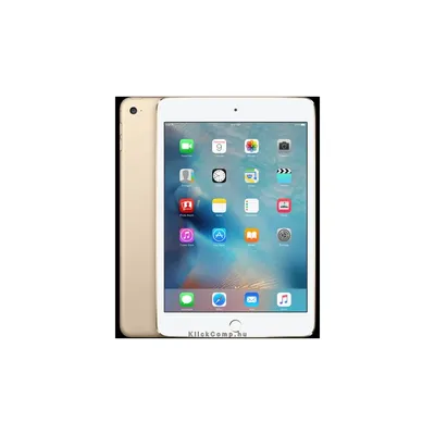 APPLE iPad Mini 4 7,9" 128GB WiFi + Cellular - Arany : MK782 fotó