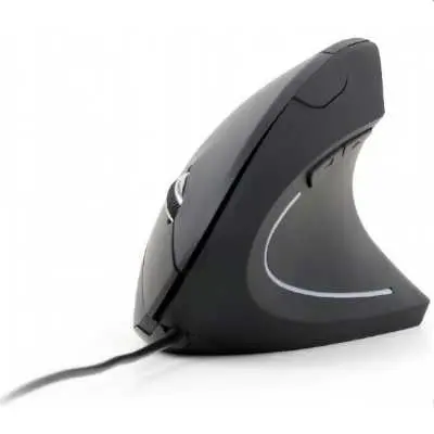 Egér Gembird MUS-ERGO-01 Ergonomikus USB optikai egér fekete : MUS-ERGO-01 fotó
