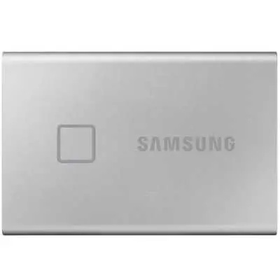 1TB külső SSD USB3.2 ezüst ujjlenyomatolvasós Samsung T7 Touch : MU-PC1T0S_WW fotó