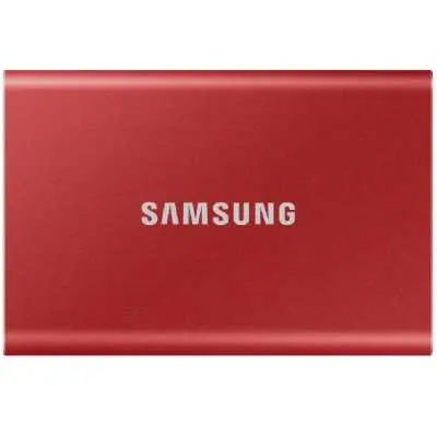 500GB külső SSD USB 3.2 Samsung MU-PC500R/WW piros T7 : MU-PC500R_WW fotó
