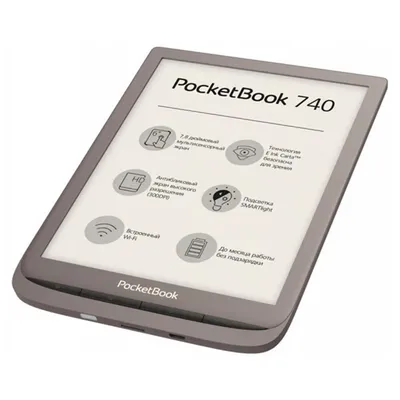 e-book olvasó 7,8" E-Ink 2x1GHz 8GB wifi mSD POCKETBOOK e-Reader PB740 INKPad3 Sötétbarna : PB740-X-WW fotó