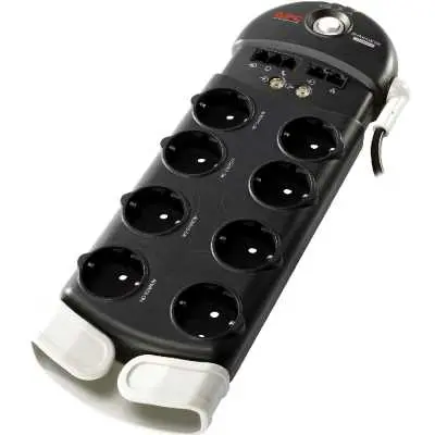 Túlfeszültség-védő 8 kimenet telefon, koax és LAN Túlfeszültségvédelemmel APC Home és Office SurgeArrest : PF8VNT3-GR fotó