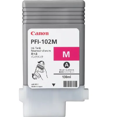 Canon PFI-102M bíbor tartály, iPF500/600/700/750, 130ml : PFI102M fotó