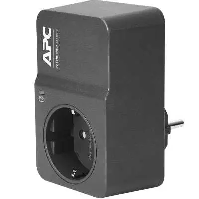 Túlfeszültség-védő APC PM1WB-GR Home/Office SurgeArrest 1 aljzat 230 V fekete : PM1WB-GR fotó