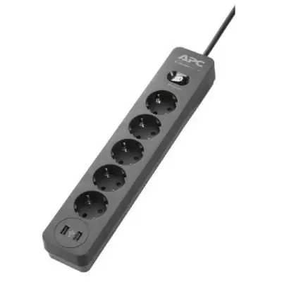 Túlfeszültség-védő 5 kimenettel APC Essential SurgeArrest 5 outlets USB 230V : PME5U2B-GR fotó