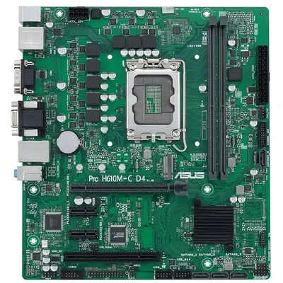 Alaplap H610 LGA1700 2xDDR4 Asus PRO H610M-C D4-CSM mATX : PRO-H610M-C-D4-CSM fotó