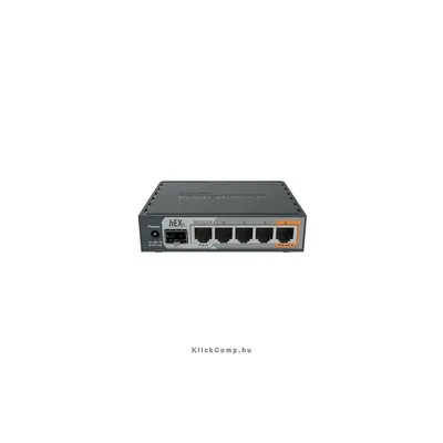 Router 5port MikroTik hEX S RB760iGS L4 256MB 5x GbE port 1x GbE SFP router : RB760IGS fotó
