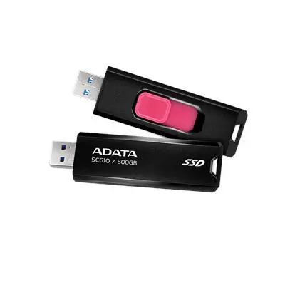 500GB külső SSD USB3.2 Adata SC610 : SC610-500G-CBK_RD fotó