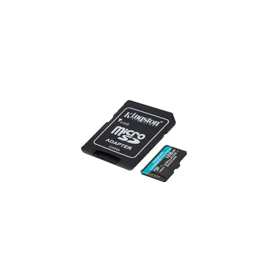 Memória-kártya 128GB SD micro Kingston Canvas Go! Plus SDCG3/128GB adapterrel : SDCG3_128GB fotó