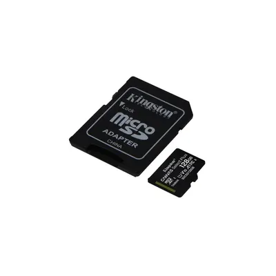 Memória-kártya 128GB SD micro Kingston Canvas Select Plus SDCS2/128GB adapterrel : SDCS2_128GB fotó