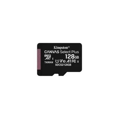 Memória-kártya 128GB SD micro Kingston Canvas Select Plus  SDCS2/128GBSP : SDCS2_128GBSP fotó