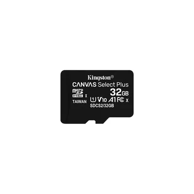 Memória-kártya 32GB SD micro SDHC Class 10 A1 Kingston Canvas Select Plus : SDCS2_32GBSP fotó