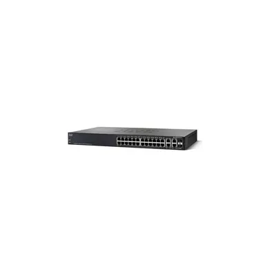 Cisco 24port LAN 10/100Mbps POE+ 2 Gig Uplinks menedzselhető rack switch : SF300-24PP-K9-EU fotó