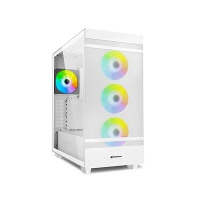 Számítógépház ATX ház Sharkoon Rebel C50 RGB WHITE MidTower : SHARK-4044951038251 fotó
