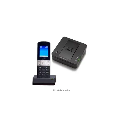 Cisco SPA302D Vezeték nélküli DECT VoIP telefon + Base Station : SPA302DKIT-G7 fotó