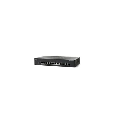 Cisco SF 302-08MP 8-port 10/100 Max PoE Managed Switch w/Gig Links : SRW208MP-K9-EU fotó