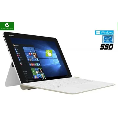 ASUS mini laptop és tablet 10" Z8350 4GB 64GB WIN10 Fehér-arany : T102HA-GR015T fotó