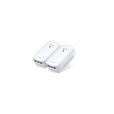 Powerline Adapter TP-LINK TL-PA8030P-KIT AV1200 3-Port Gigabit Passthrough Powerline Starter Kit : TL-PA8030P-KIT fotó
