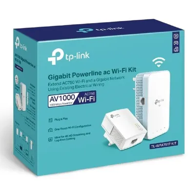 WiFi Powerline ac Wi-Fi Kit TP-LINK TL-WPA7517-KIT AV1000 Gigabit : TL-WPA7517-KIT fotó