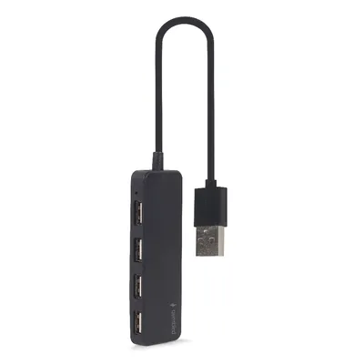 4 portos USB-C HUB USB 2.0 fekete gembird : UHB-CM-U2P4-01 fotó