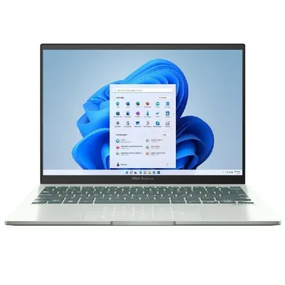 Asus ZenBook laptop 13.3" 2.8K R7-6800U 16GB 512GB Radeon W11 zöld Asus ZenBook S13 : UM5302TA-LV560W fotó
