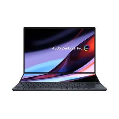 Asus ZenBook laptop 14,5" WQ+ i9-12900H 32GB 1TB RTX3050Ti W11 fekete Asus ZenBook Pro Duo 14 : UX8402ZE-M3022W fotó