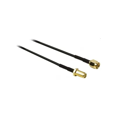 Fordított csatl. SMA antennakábel RP-SMA dugasz – aljzat, 5,00, fekete - Már nem forgalmazott termék : VGSP02210B50 fotó