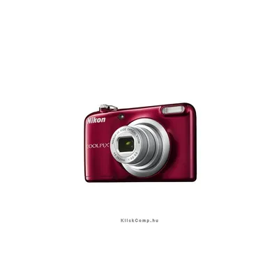 Nikon Coolpix A10 Vörös digitális fényképezőgép : VNA982E1 fotó