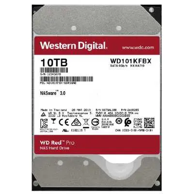 10TB 3.5" HDD SATA3 7200rpm Western Digital Red Pro 256MB : WD102KFBX fotó