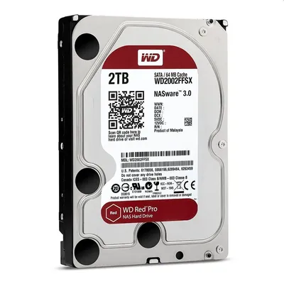 2TB 3,5" HDD SATA3 7200RPM Western Digital RED PRO WD2002FFSX winchester 5 év : WD2002FFSX fotó