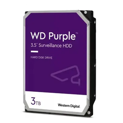 3TB 3,5" HDD SATA3 Western Digital Caviar Purple : WD33PURZ fotó