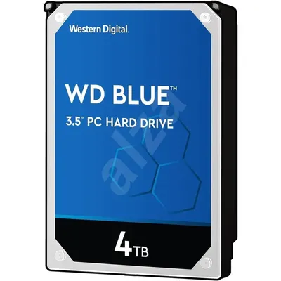4TB 3,5" HDD SATA3 Western Digital Blue 5400RPM 256MB winchester : WD40EZAZ fotó