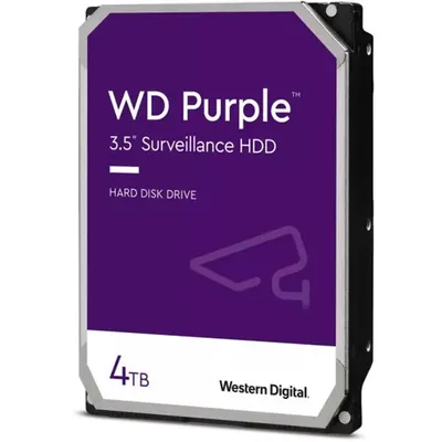 4TB 3,5" HDD SATA3 Western Digital Purple 64MB 7200RPM winchester : WD42PURZ fotó