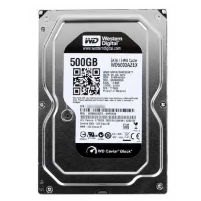 500GB 3,5" HDD SATA-600 Desktop Western Digital Black : WD5003AZEX fotó