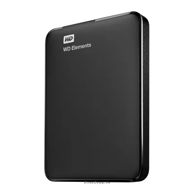 500GB Külső HDD 2,5" USB3.0 Western Digital Elements Portable Fekete : WDBUZG5000ABK-EESN fotó