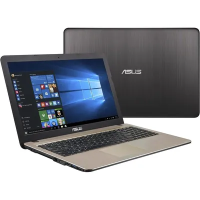 ASUS laptop 15,6" N3350 4GB 500GB Win10Home Fekete : X541NA-GQ028T fotó