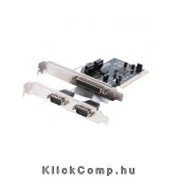 Párhuzamos port PCI Kártya Low profile hátlap a csomagban 1db : APPPCI1P