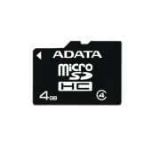 4GB SD micro SDHC Class 4 memória kártya adapterrel : AUSDH4GCL4-RA1
