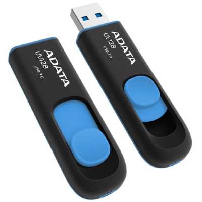 16GB Pendrive USB3.0 Fekete-kék ADATA UV128 : AUV128-16G-RBE